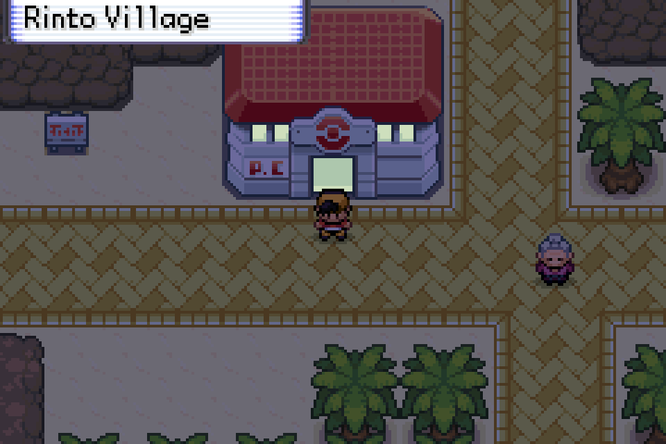 SoulGold player exploring Rinto Village at night